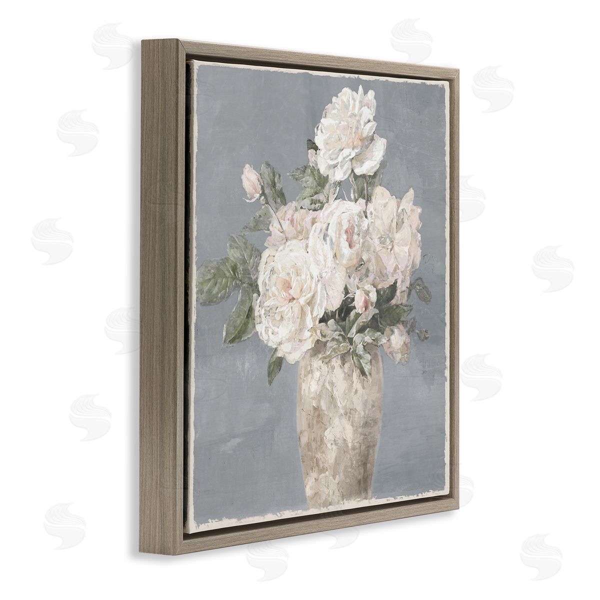 Orlando Brooks Brown Floating Frame Canvas Wall Art Print