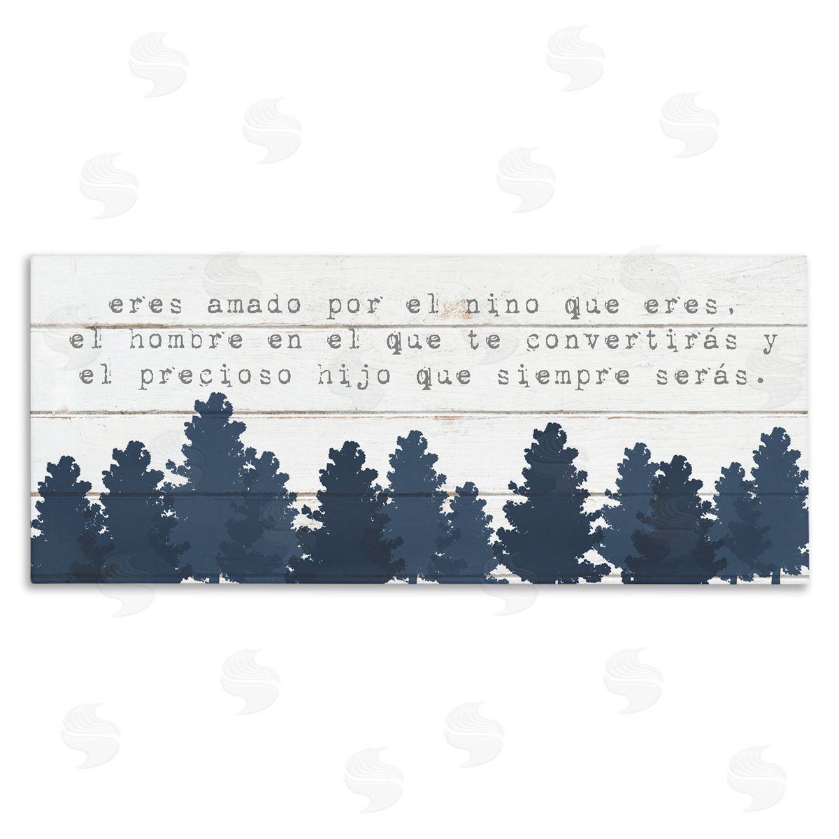 Stupell Studio Eres Amado, Hoy y Siempre Canvas Wall Art Print