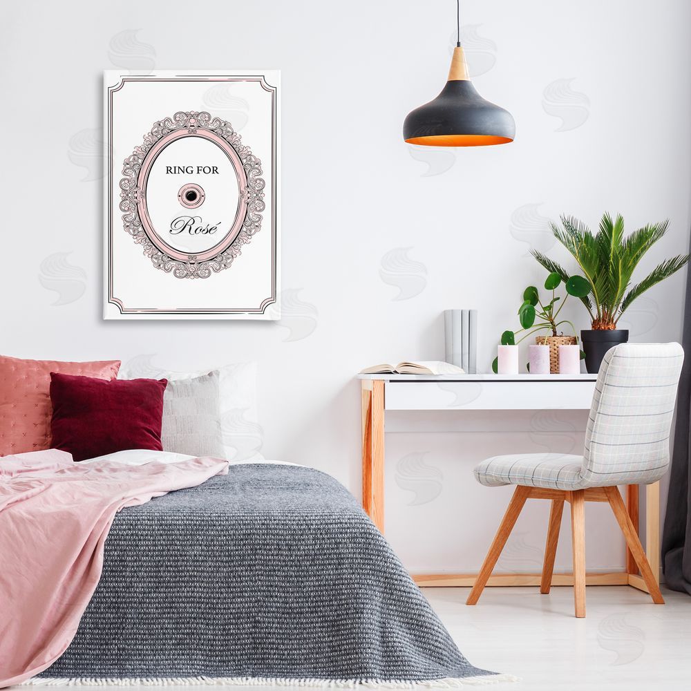Martina Pavlova Ring for Rose Canvas Wall Art Print in Room