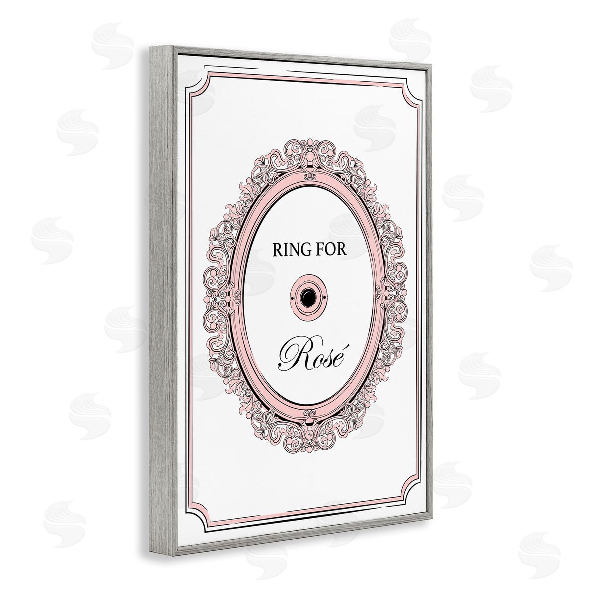 Martina Pavlova Ring for Rose Gray Framed Giclee Wall Art Print