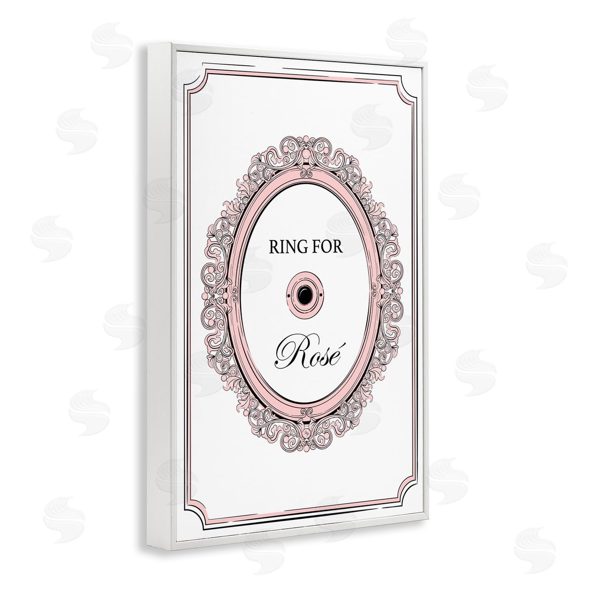Martina Pavlova Ring for Rose White Framed Giclee Wall Art Print