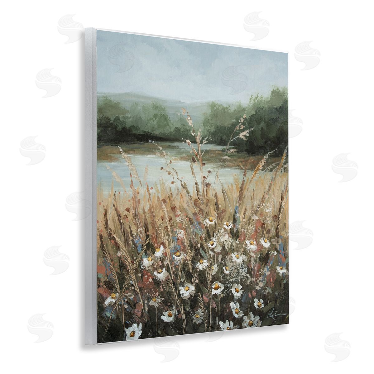 Wild Blooms by Marsh Wood Plaque Wall Art, Home Decor by Lindsay Kivi Fine Art