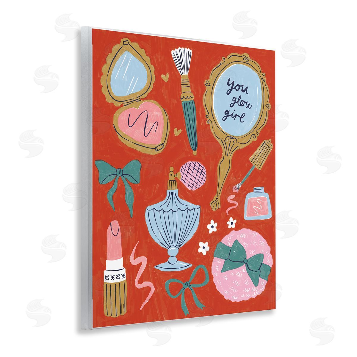 Girlie Feminine Essentials Wood Plaque Wall Art, Home Decor by Lisa Barlow