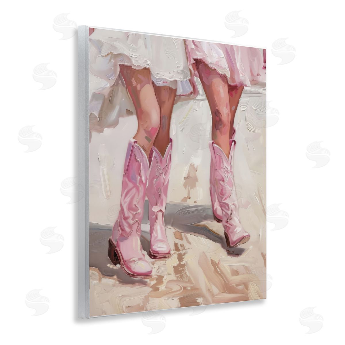 Coastal Cowgirls Stepping Wood Plaque Wall Art, Home Decor by LSR Design Studio