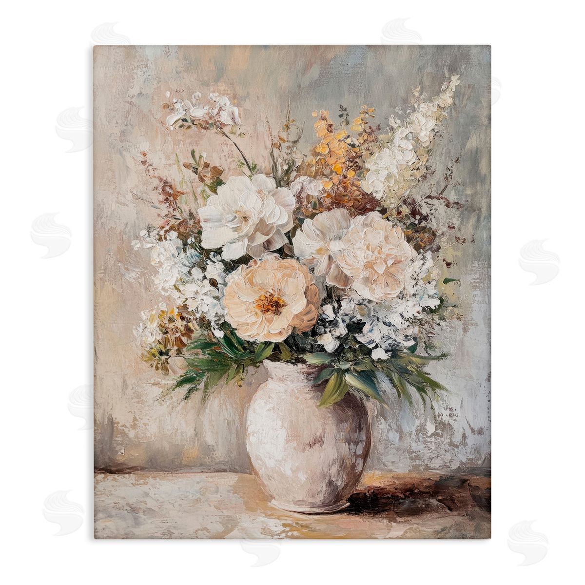 Bouquet of Wildflowers Canvas Wall Art, Home Decor by Petal Prints Design