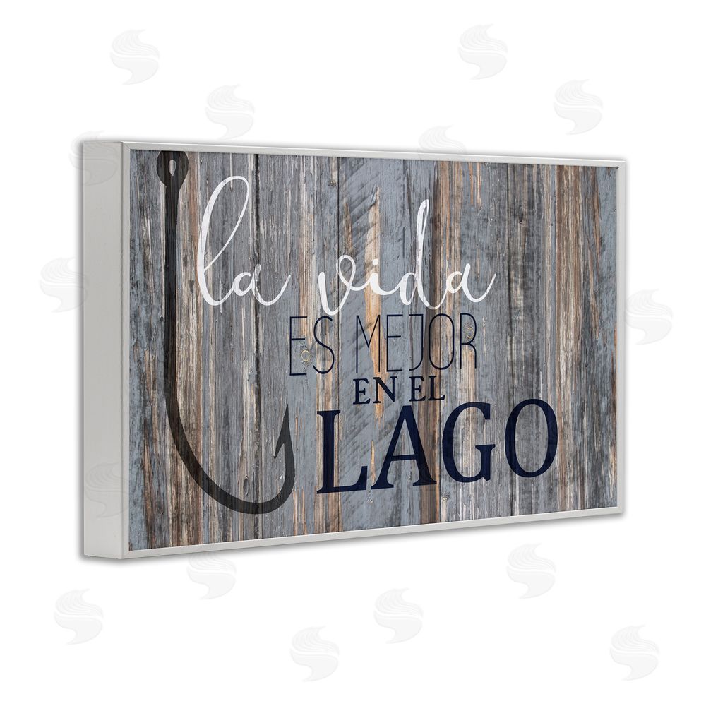 Kim Allen Mejor en el Lago Azul White Framed Giclee Wall Art Print