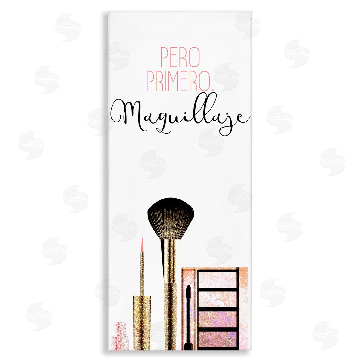 Kim Allen Pero Primero Maquillaje Canvas Wall Art Print