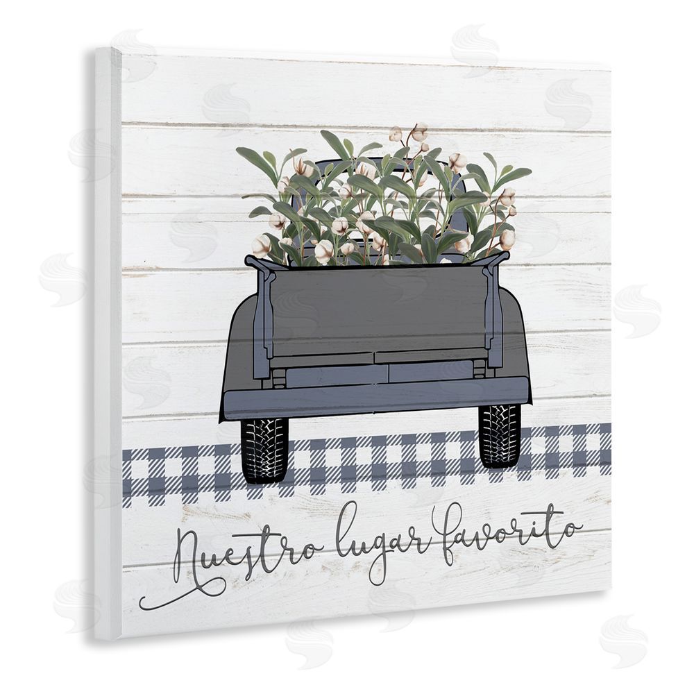 Kim Allen Nuestro Lugar Favorito con Camión Wooden Wall Plaque Art Print