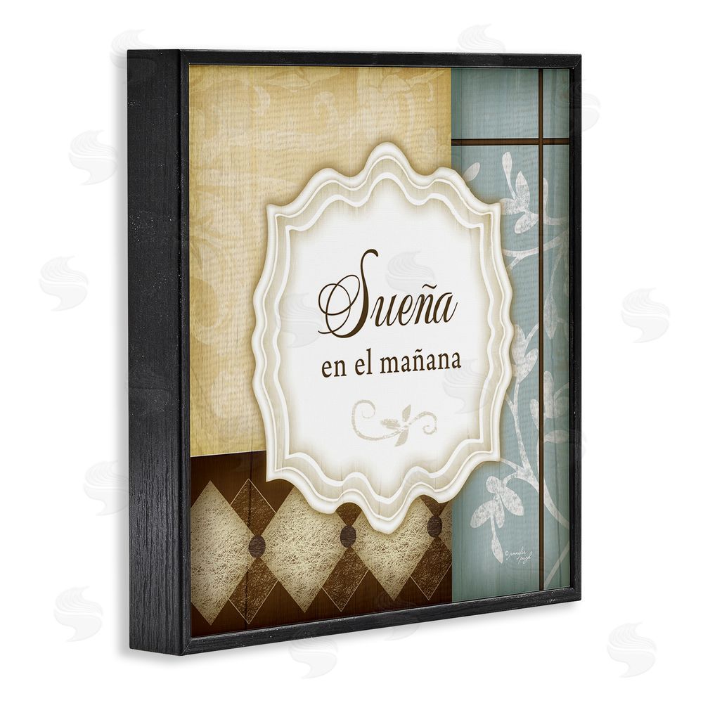 Jennifer Pugh Sueña en el Mañana Black Framed Giclee Wall Art Print