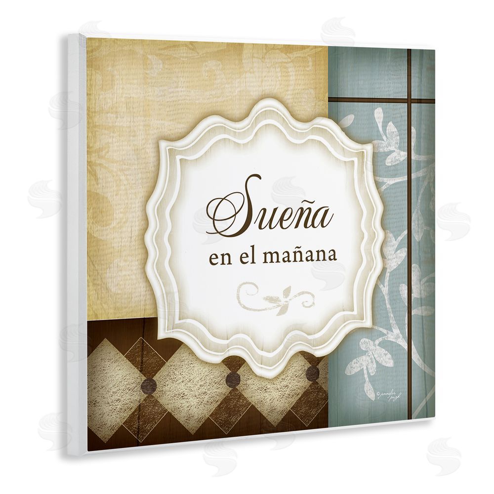 Jennifer Pugh Sueña en el Mañana Wooden Wall Plaque Art Print