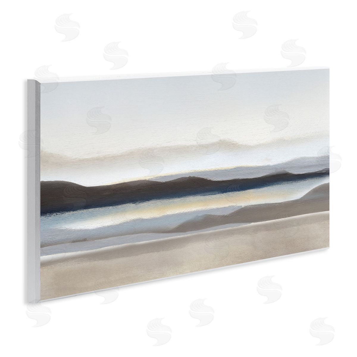 Fade Neutral Desert Scenery Wood Plaque Wall Art, Home Decor by Charity Henderson
