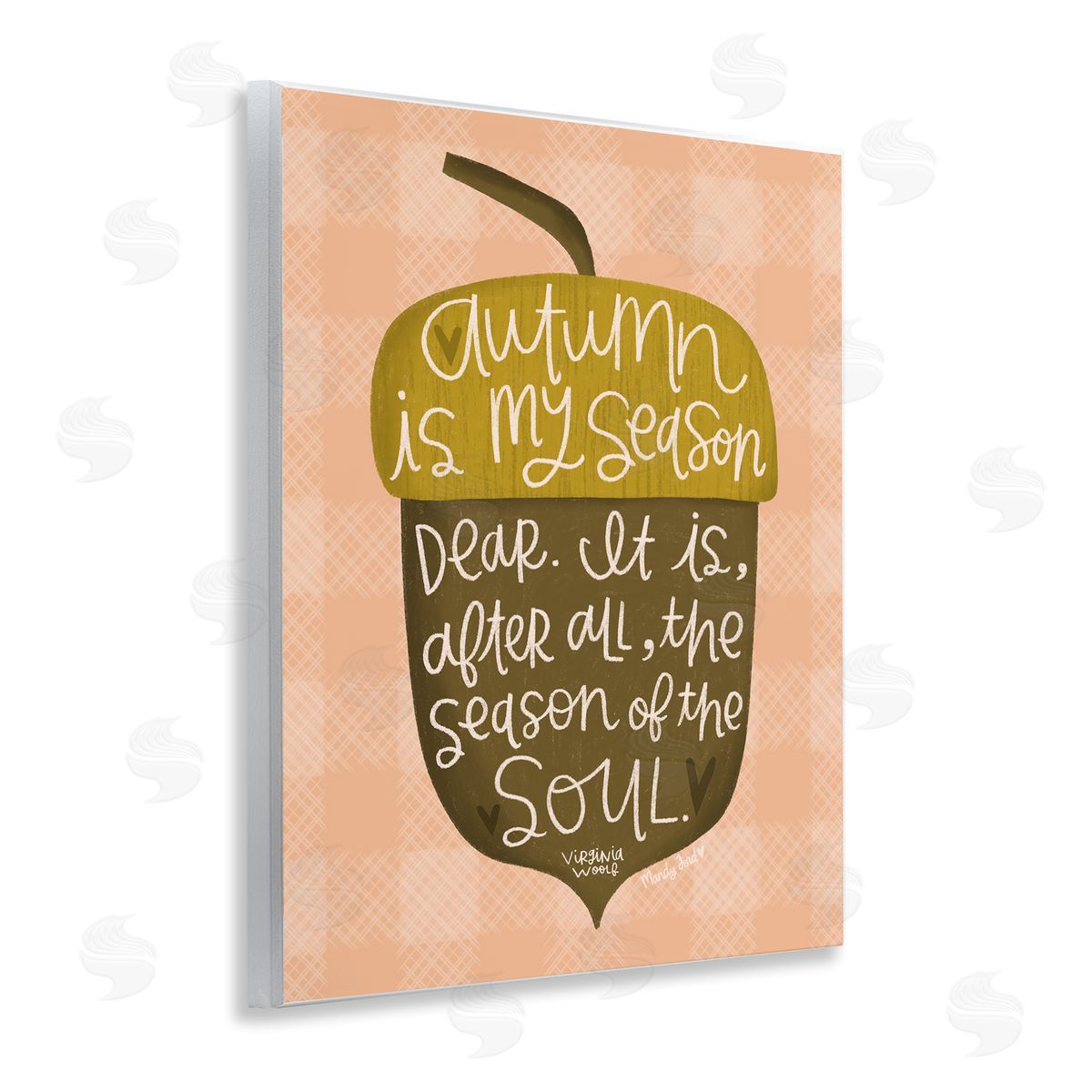 Autumn Season Of My Soul Wood Plaque Wall Art, Home Decor by Mandy Ford Art + Illustration