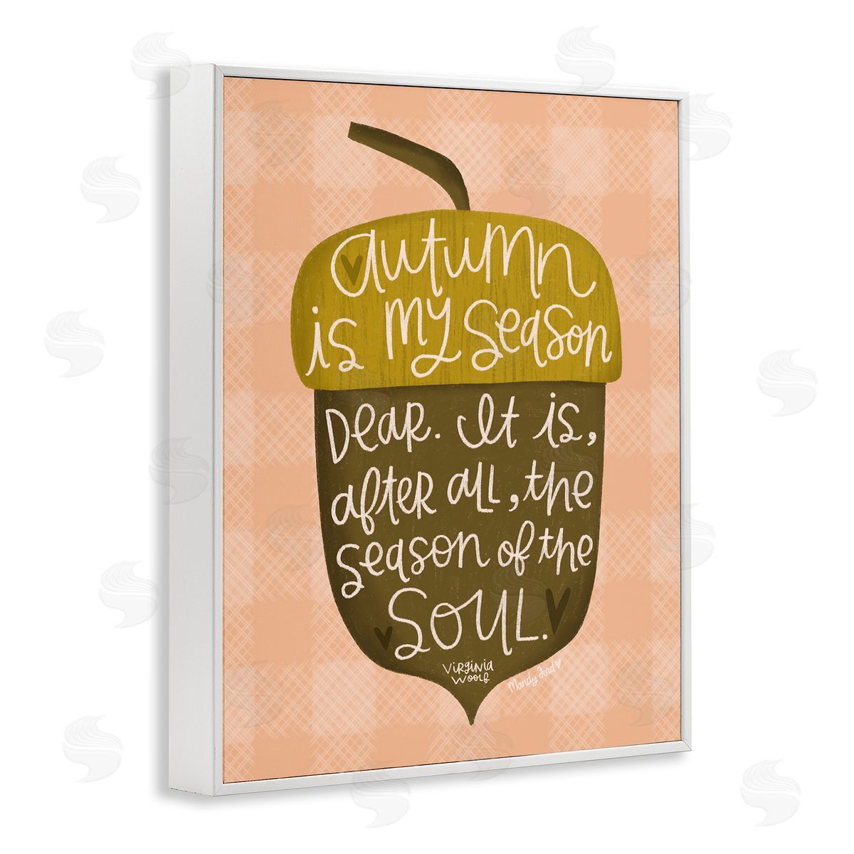 Autumn Season Of My Soul White Frame Print Wall Art, Home Decor by Mandy Ford Art + Illustration