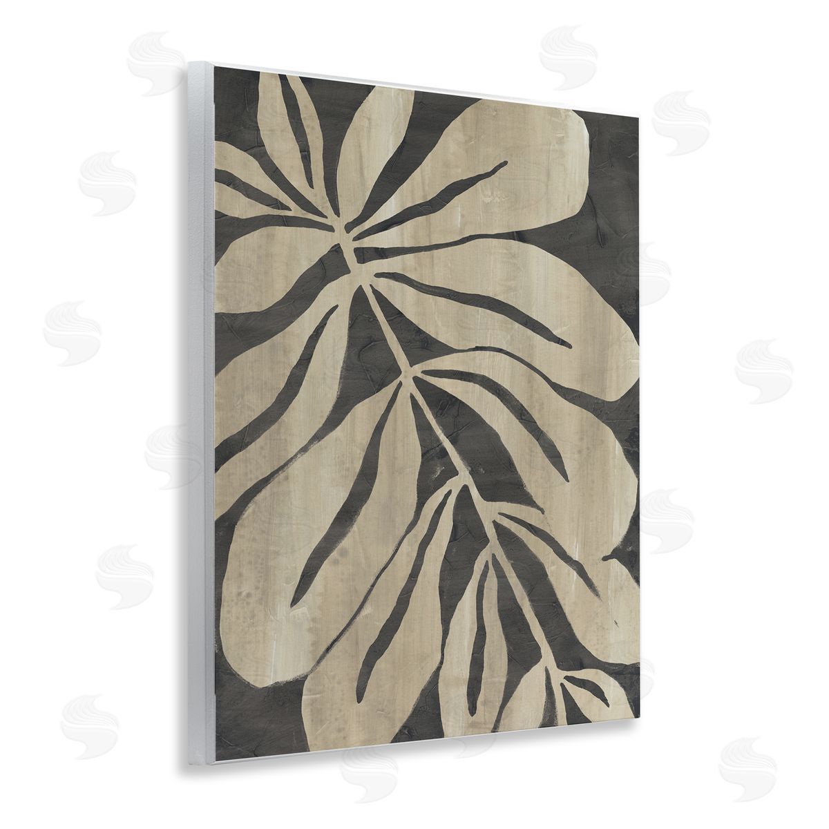 Rustic Leaf Shape Wood Plaque Wall Art, Home Decor by June Erica Vess