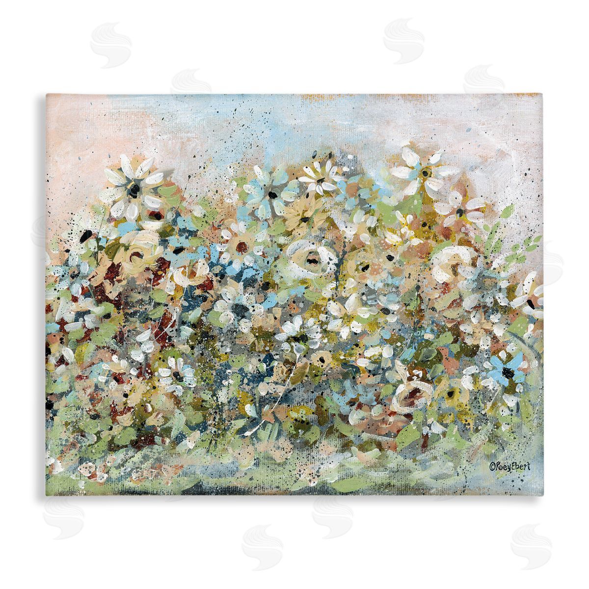 Bold Garden Blooms Canvas Wall Art, Home Decor by Roy Ebert