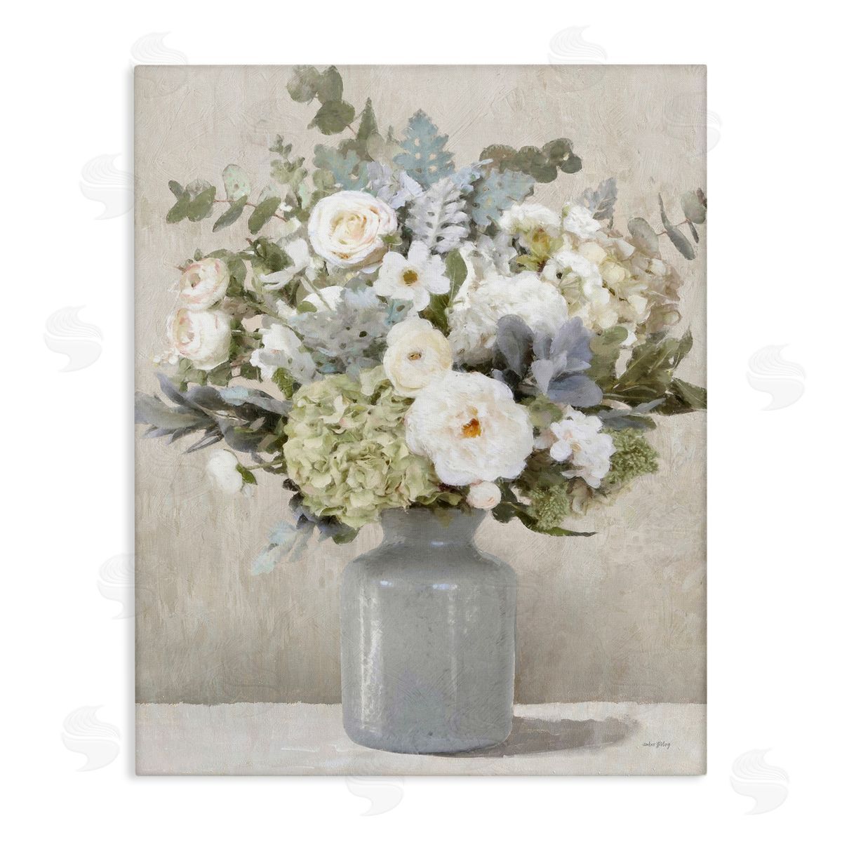 Fresh Garden Bouquet Canvas Wall Art, Home Decor by Amber Sterling