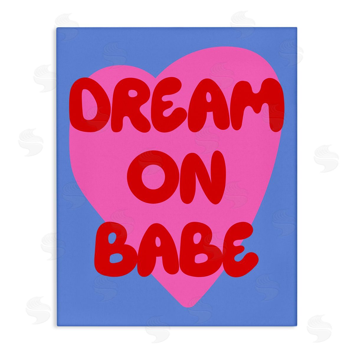 Bold Dream On Babe Canvas Wall Art, Home Decor by House of Lulu