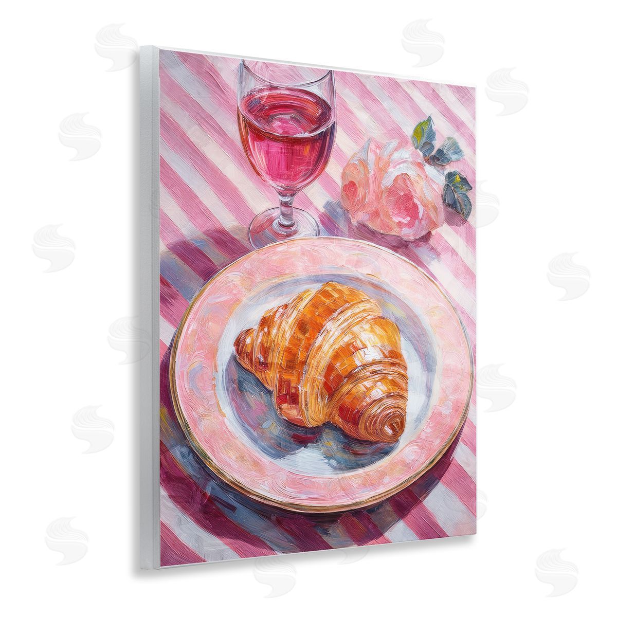 Pastel Brunch Meal Wood Plaque Wall Art, Home Decor by Stupell Studio