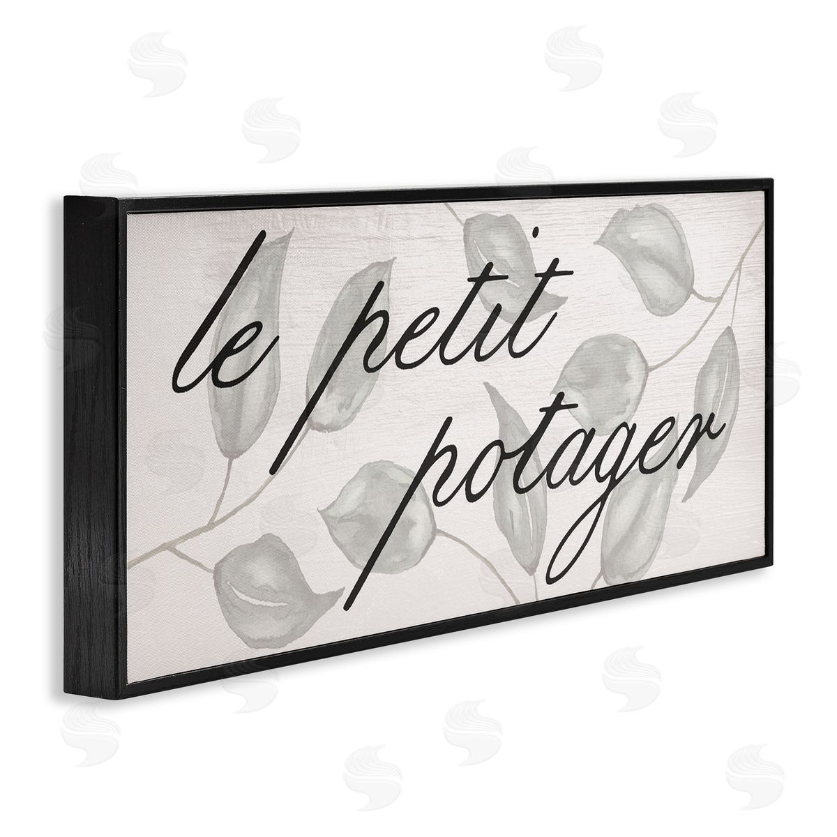 French Vegetable Garden Black Frame Print Wall Art, Home Decor by Stupell Studio