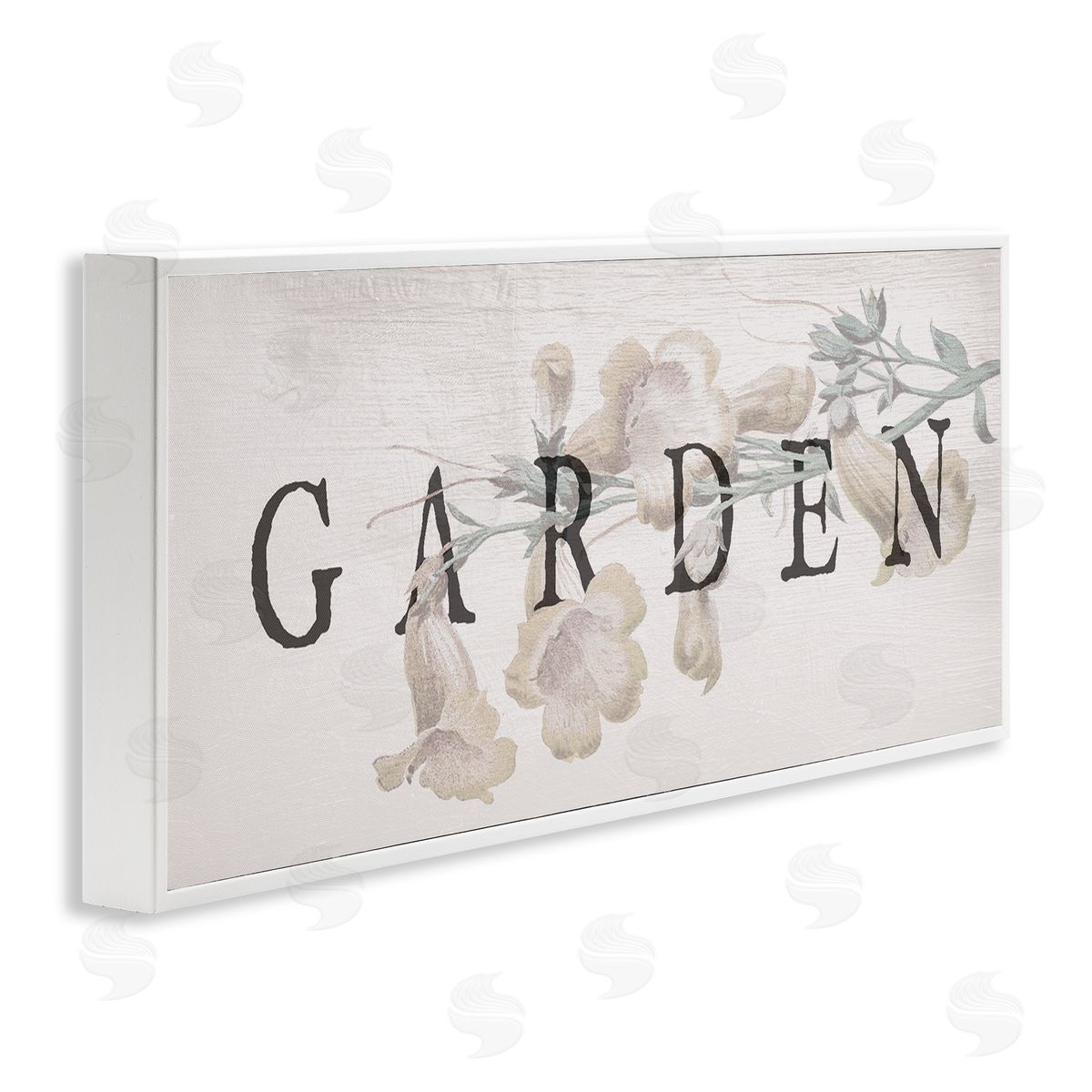Rustic Garden & Flower White Frame Print Wall Art, Home Decor by Stupell Studio