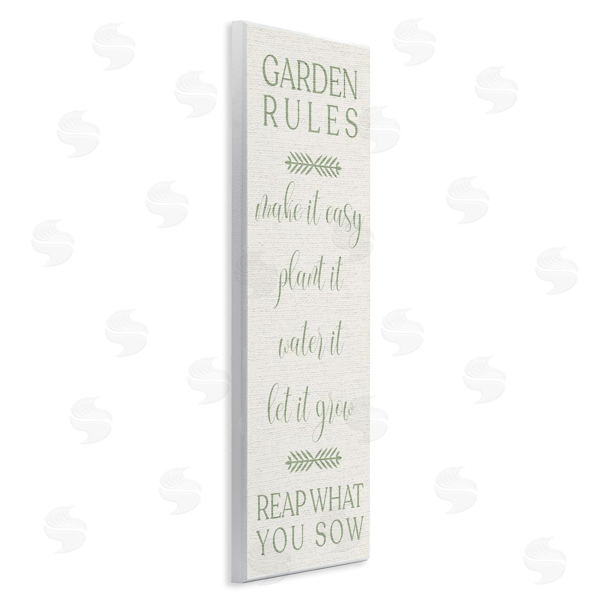 Country Garden Rules Wood Plaque Wall Art, Home Decor by Stupell Studio