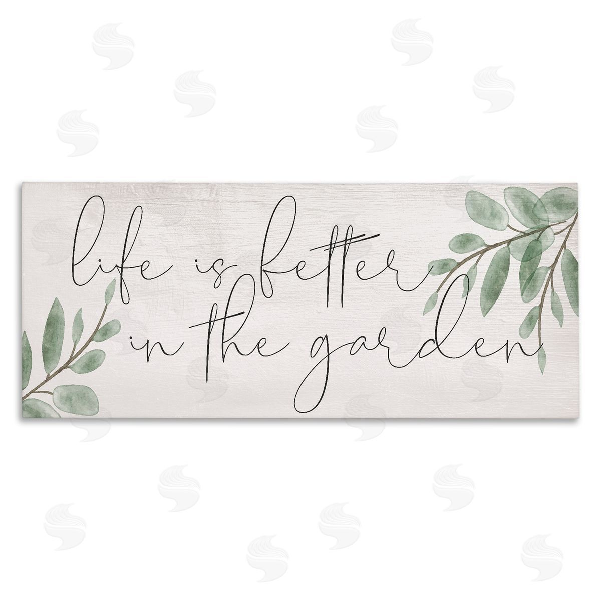 Life Is Better in Garden Canvas Wall Art, Home Decor by Stupell Studio