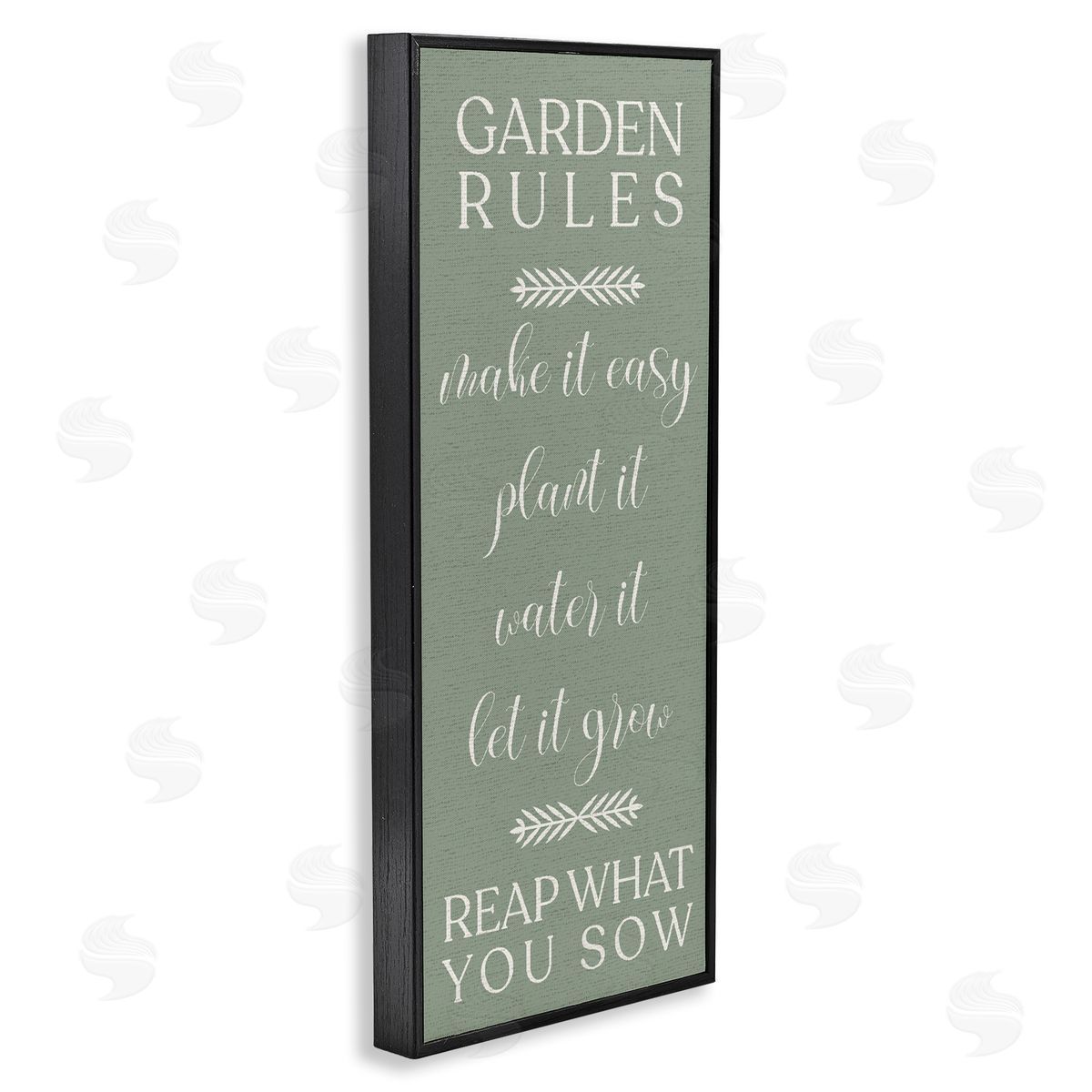 Reap What You Sow Gardening Black Frame Print Wall Art, Home Decor by Stupell Studio