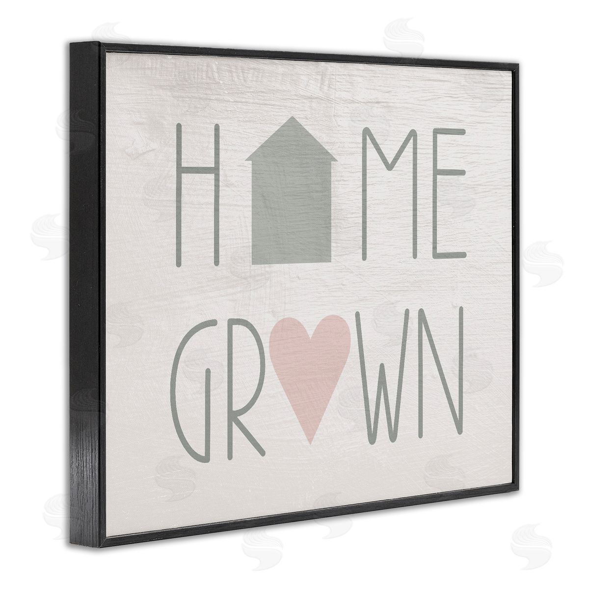 Home Grown Country Words Black Frame Print Wall Art, Home Decor by Stupell Studio