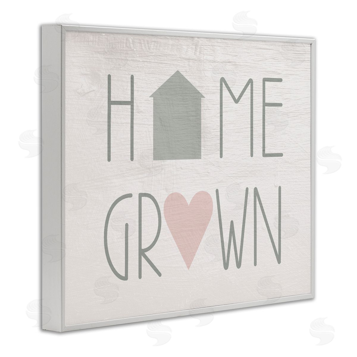 Home Grown Country Words White Frame Print Wall Art, Home Decor by Stupell Studio