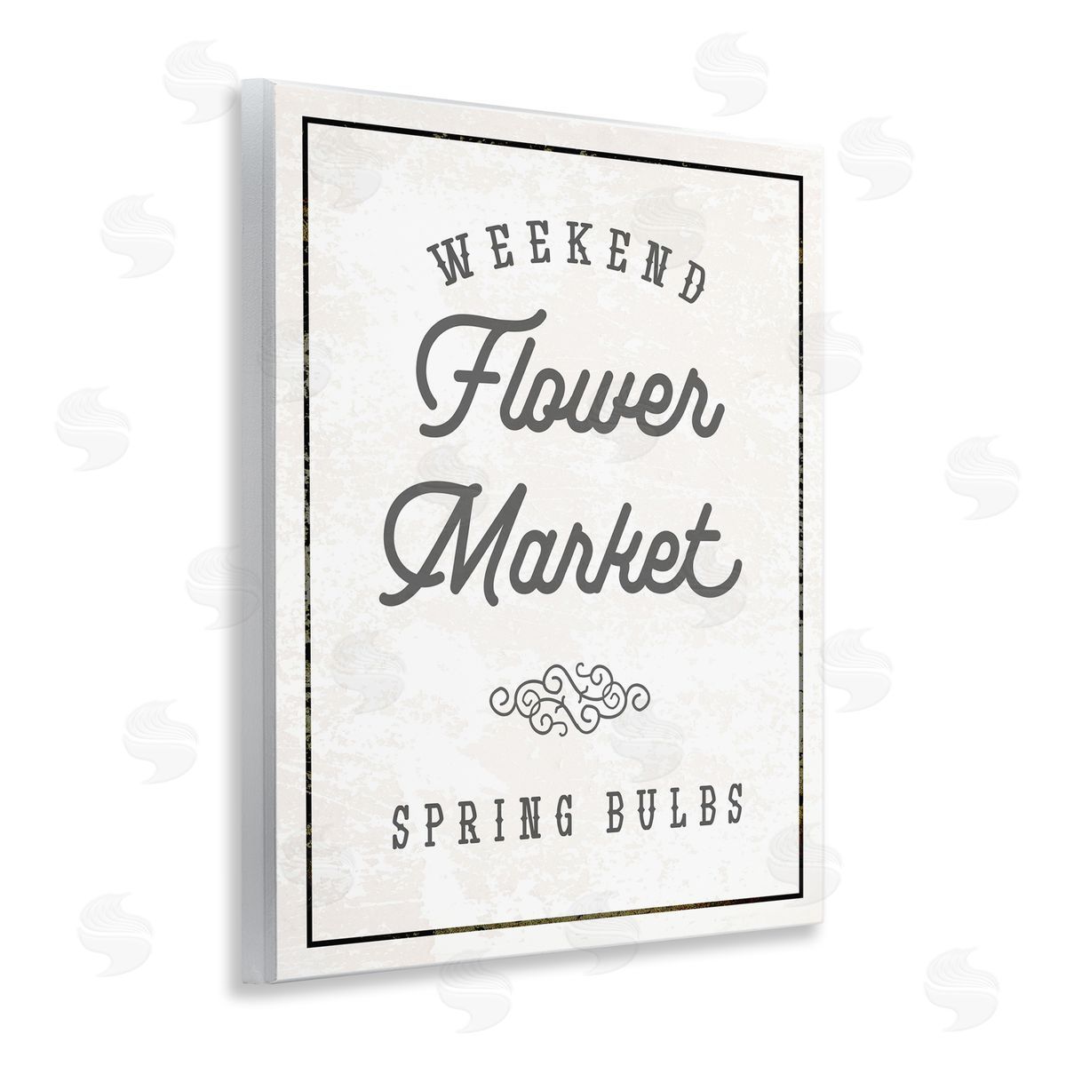 Flower Market Spring Bulbs Wood Plaque Wall Art, Home Decor by Stupell Studio