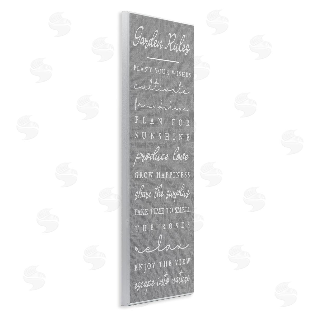 Comforting Garden Rules Wood Plaque Wall Art, Home Decor by Stupell Studio