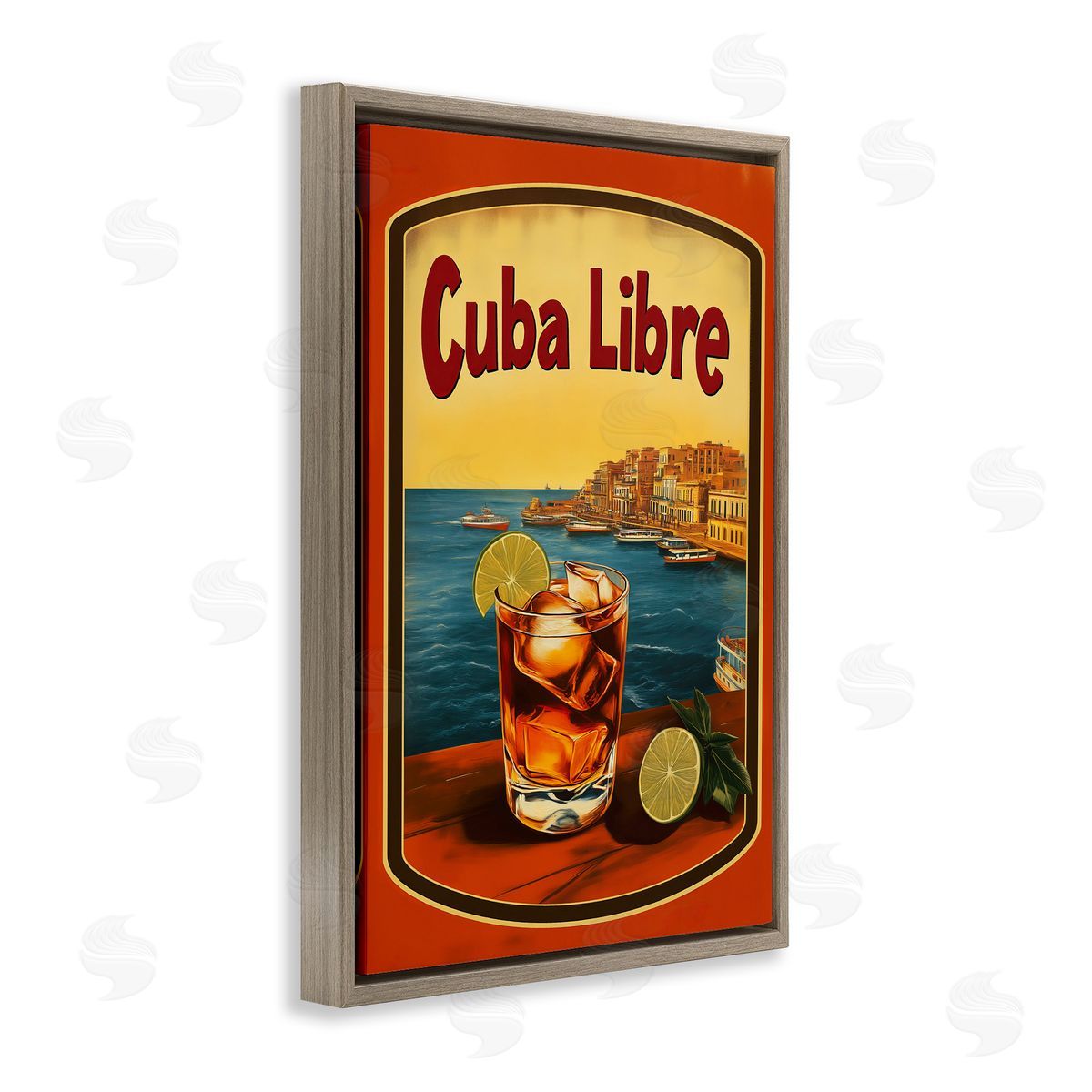 Andreas Magnusson Cuba Libre Vintage Cocktail Canvas Wall Art Print