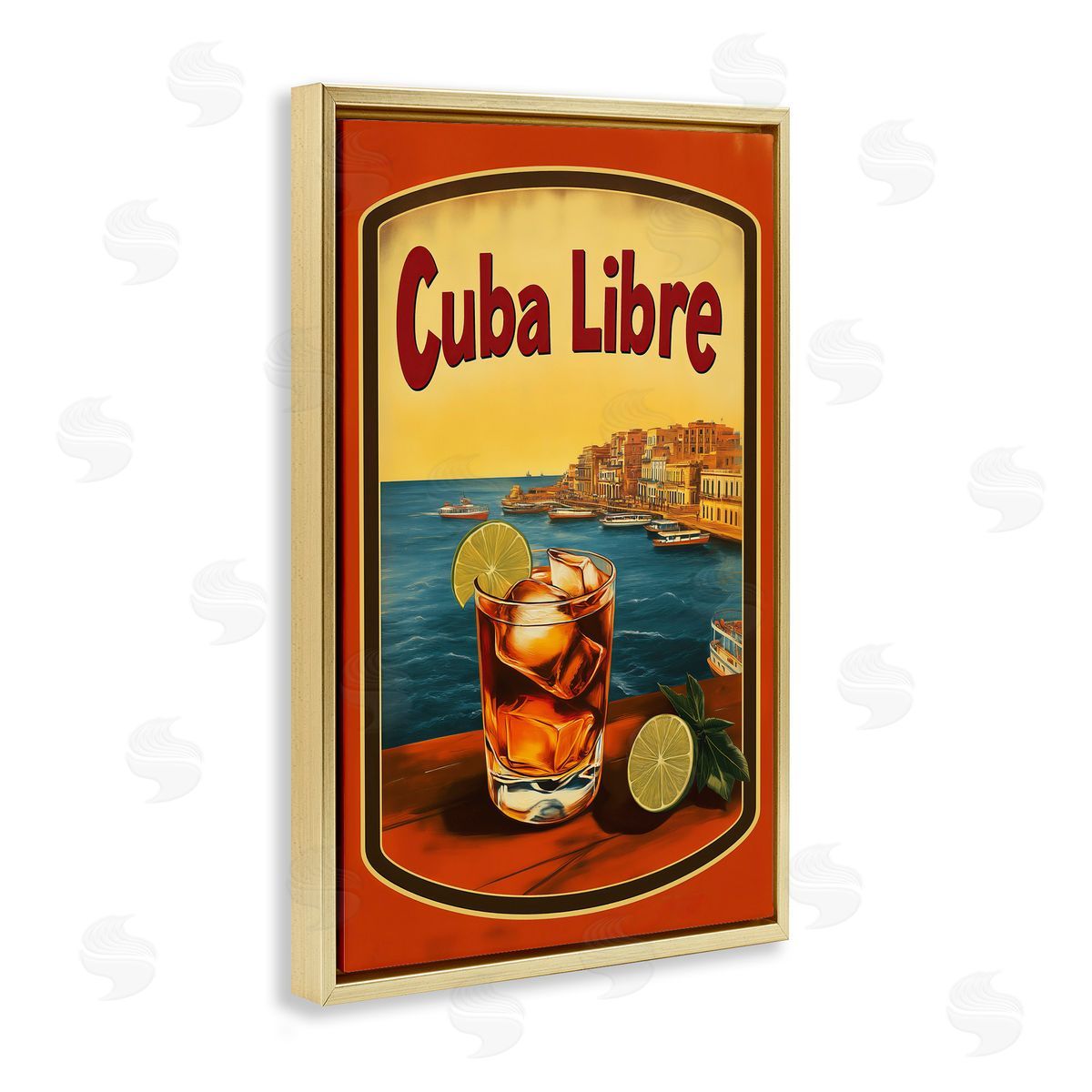 Andreas Magnusson Cuba Libre Vintage Cocktail Canvas Wall Art Print