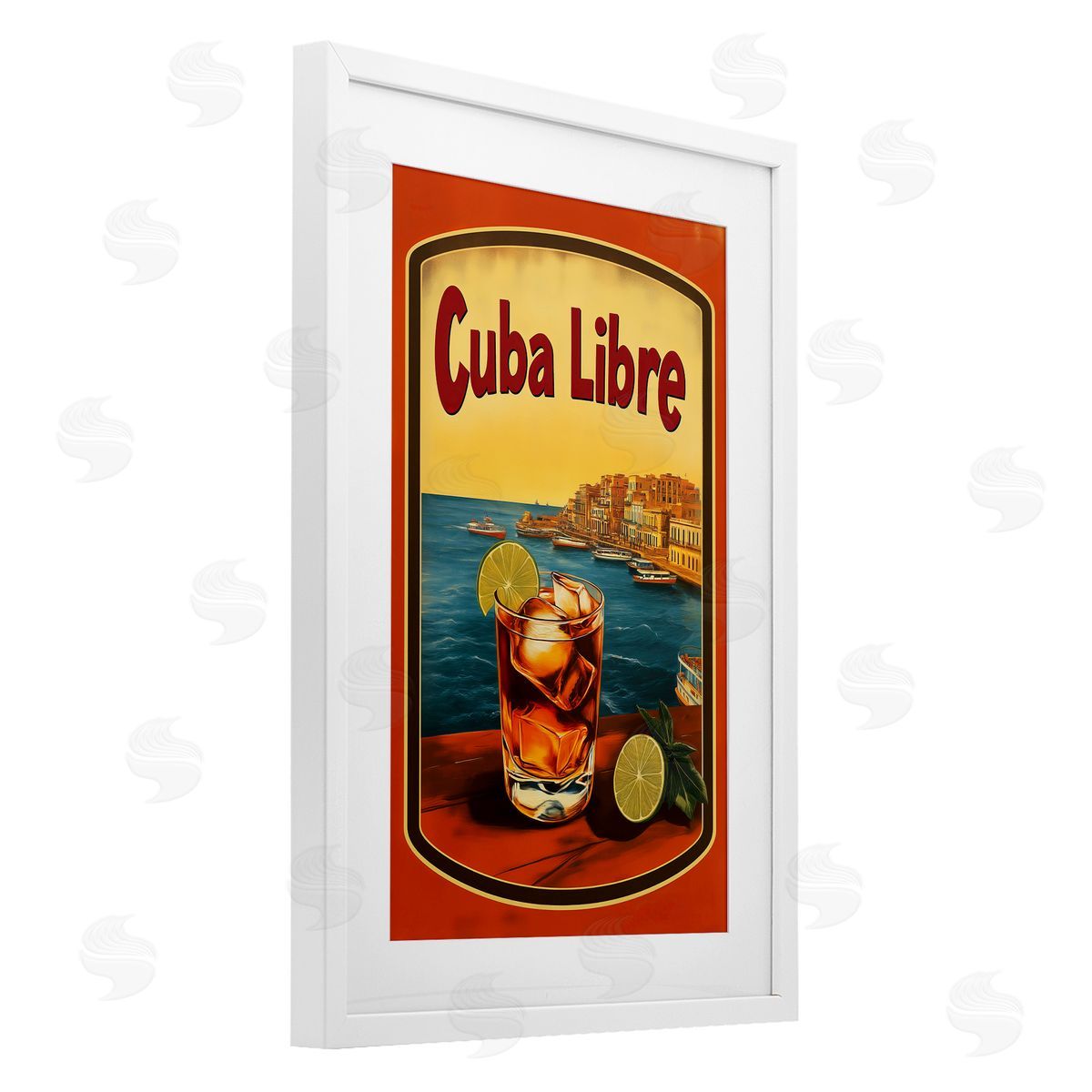Andreas Magnusson Cuba Libre Vintage Cocktail Canvas Wall Art Print
