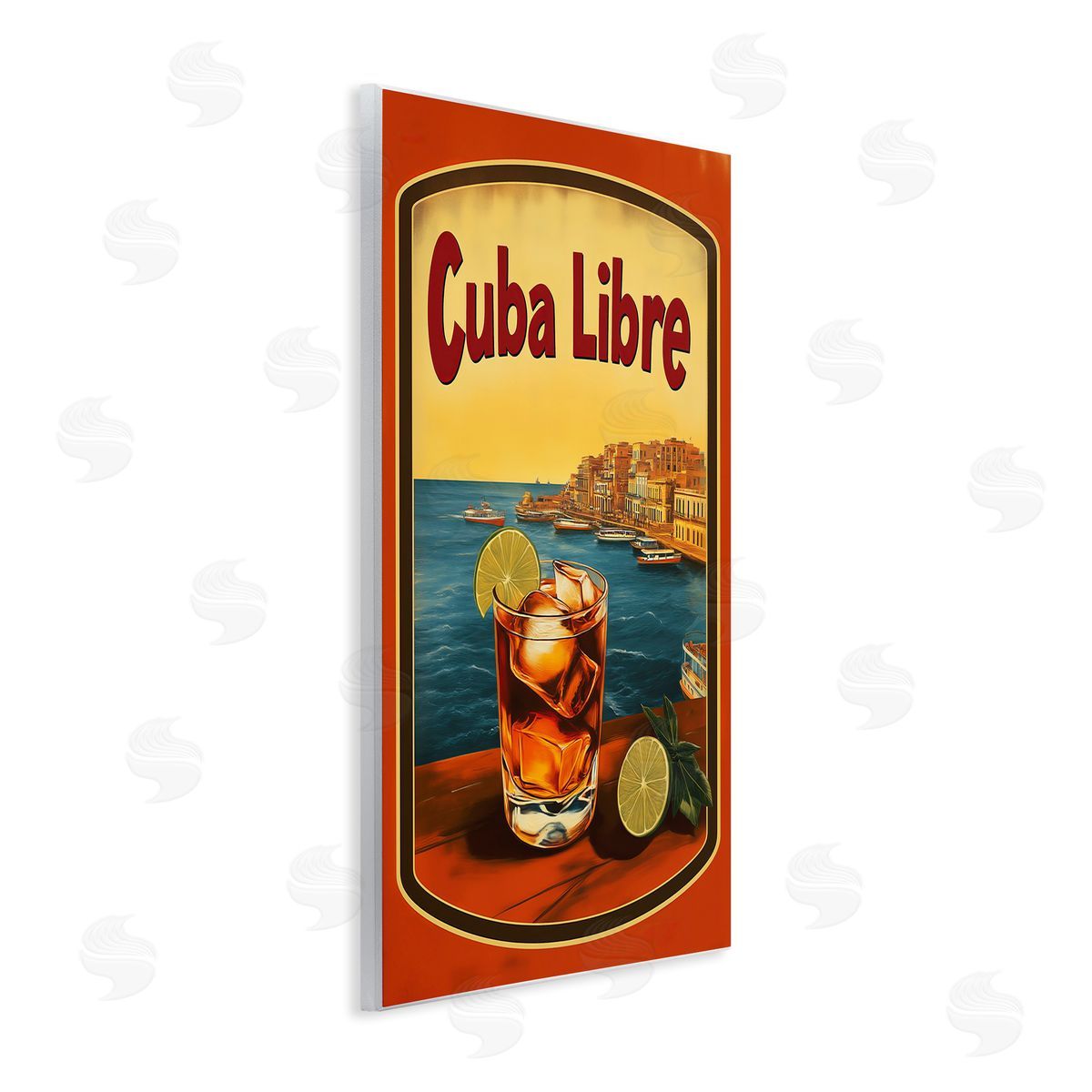 Andreas Magnusson Cuba Libre Vintage Cocktail Canvas Wall Art Print