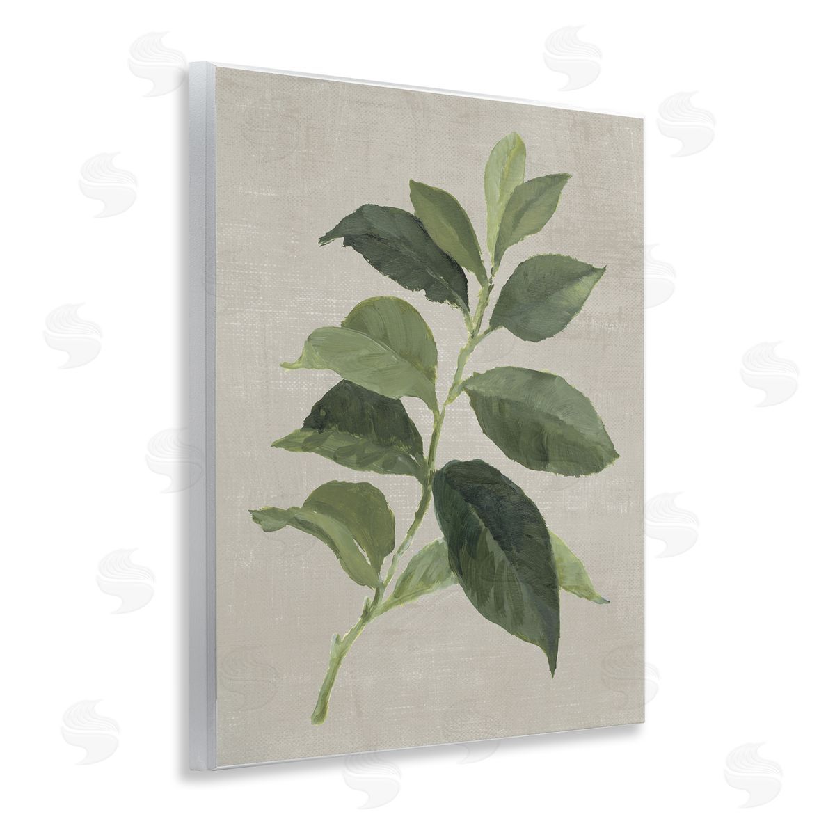 Arabica Coffee Plant Leaf Wood Plaque Wall Art, Home Decor by Lanie Loreth