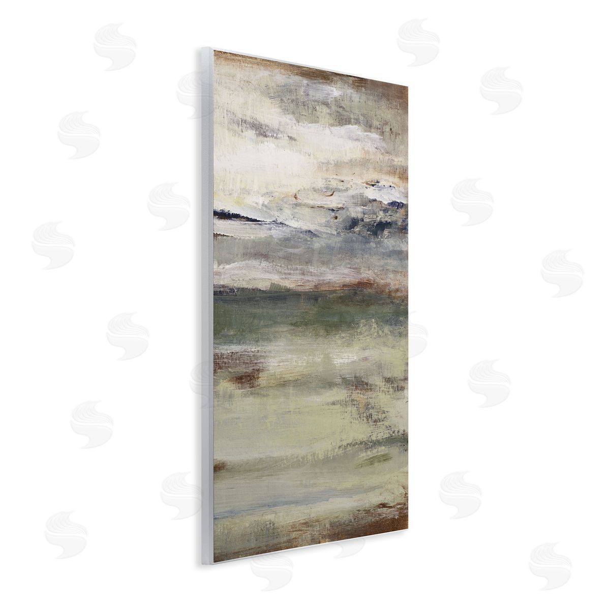 Earthy Abstract Layers Wood Plaque Wall Art, Home Decor by Lanie Loreth