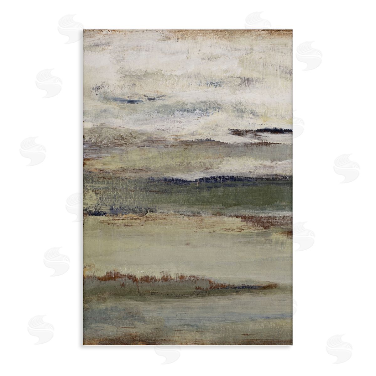 Abstract Earth's Layers Canvas Wall Art, Home Decor by Lanie Loreth