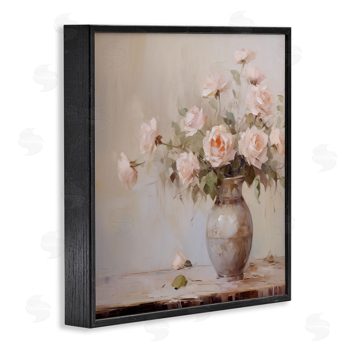Romantic Rose Bouquet Black Frame Print Wall Art, Home Decor by Arlington Prints