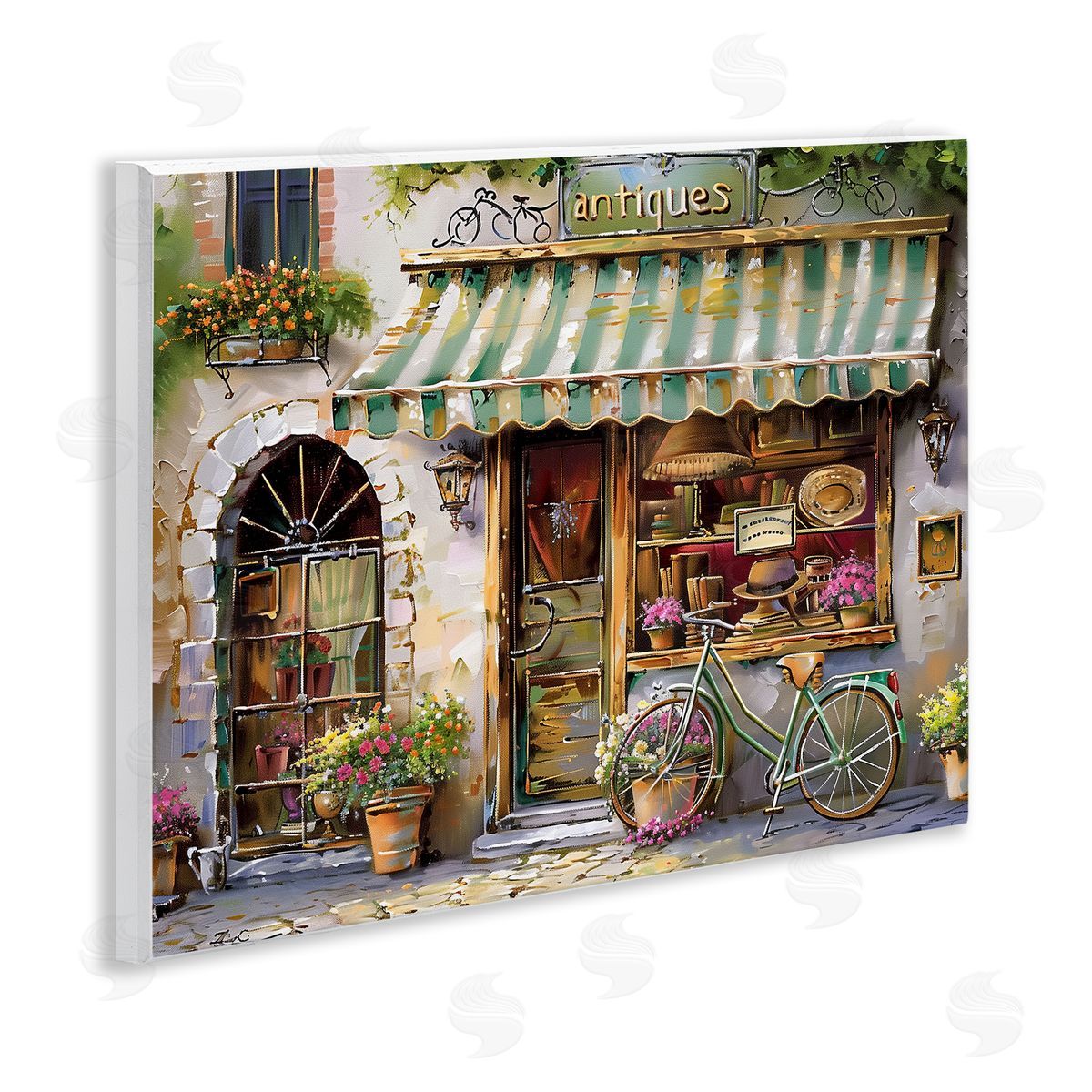 Charming Antique Shop Wood Plaque Wall Art, Home Decor by Arlington Prints