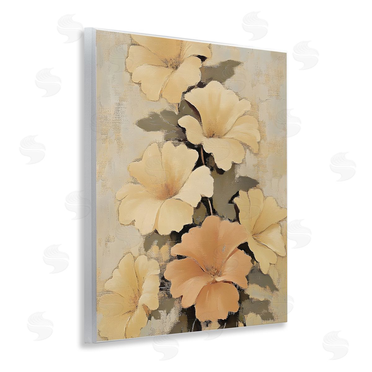 Muted Vintage Daffodils Wood Plaque Wall Art, Home Decor by Franklyn Gregory