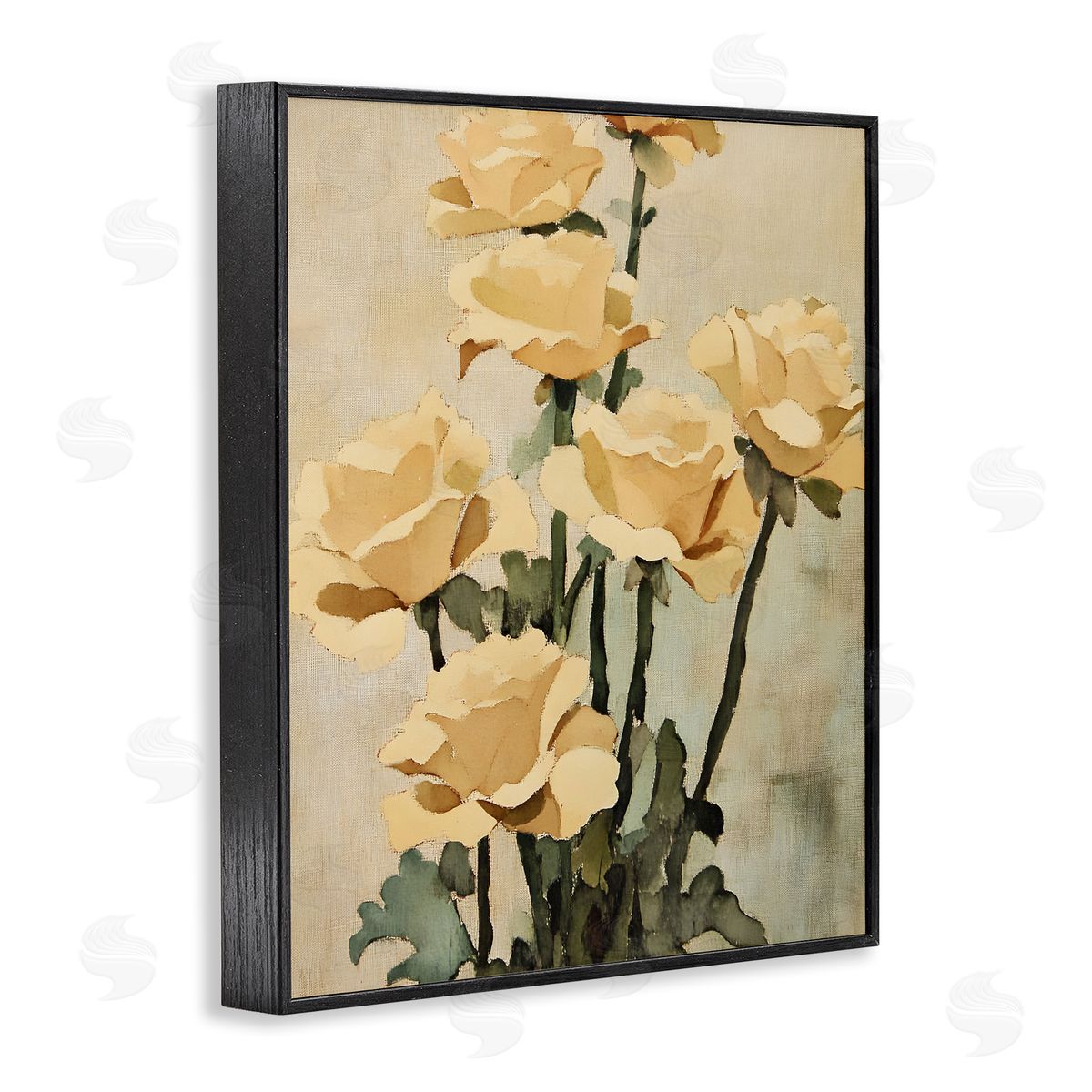 Vintage Roses Bundle Black Frame Print Wall Art, Home Decor by Franklyn Gregory