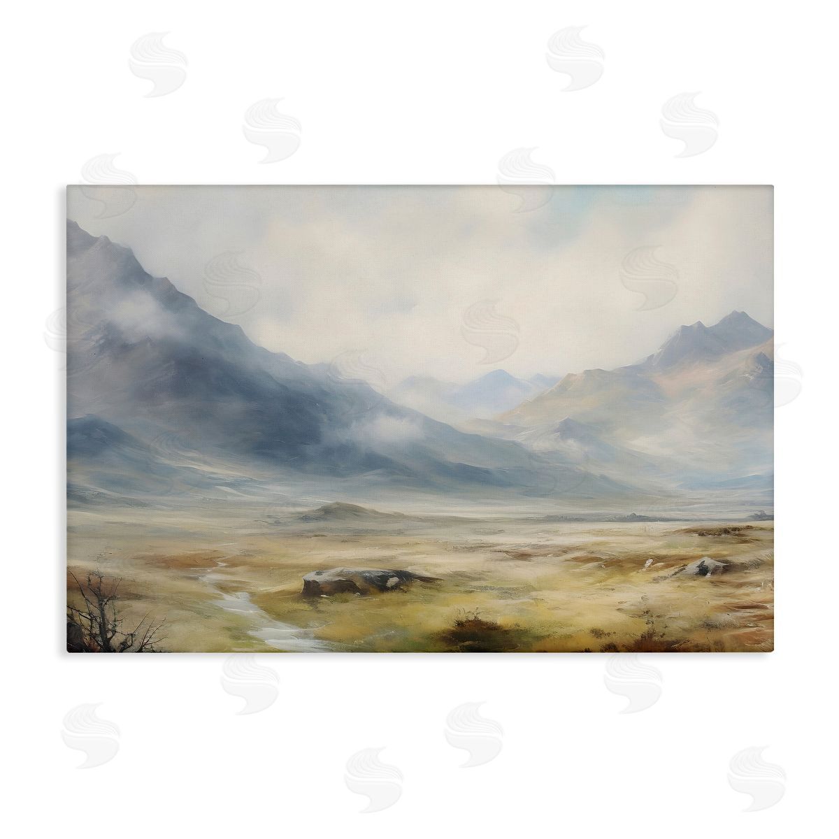 Faded Mountain Secrets Canvas Wall Art, Home Decor by Franklyn Gregory