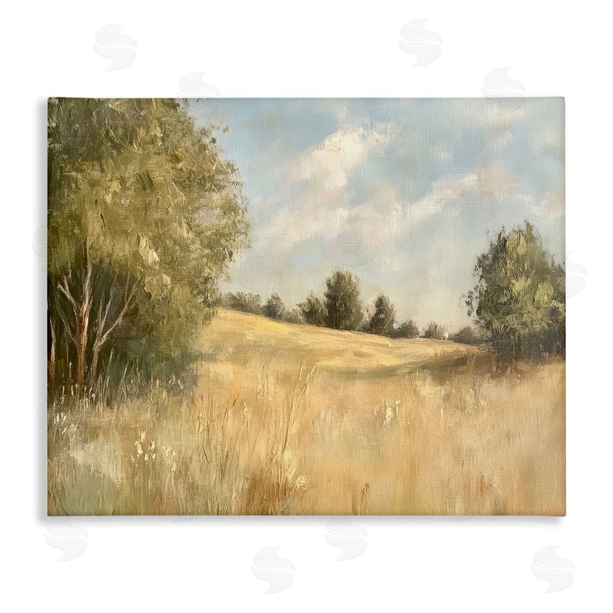 Classic Country Field Canvas Wall Art, Home Decor by Petal Prints Design