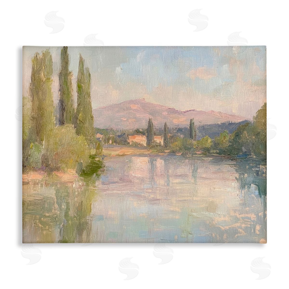 Place By The Lake Canvas Wall Art, Home Decor by Petal Prints Design