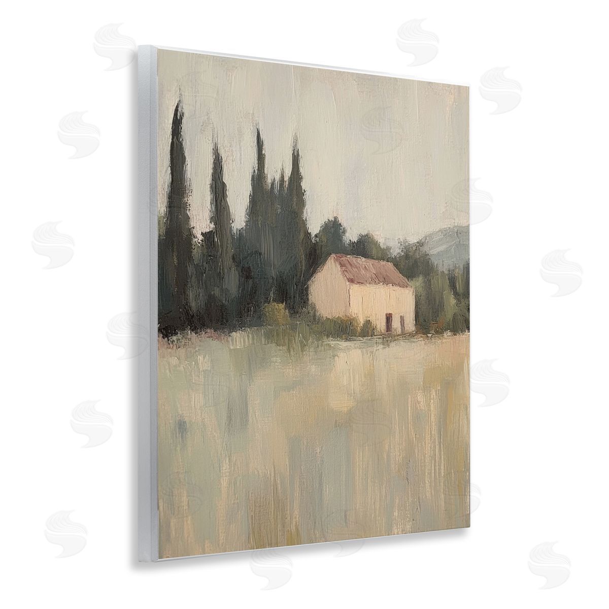 Blended Nature Landscape Wood Plaque Wall Art, Home Decor by Petal Prints Design