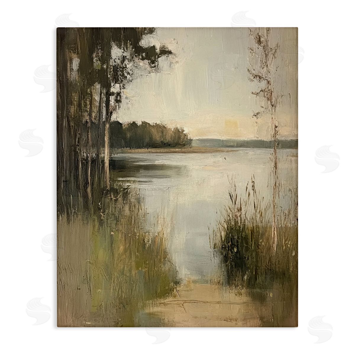 Wild Grasses by Lakeside Canvas Wall Art, Home Decor by Petal Prints Design