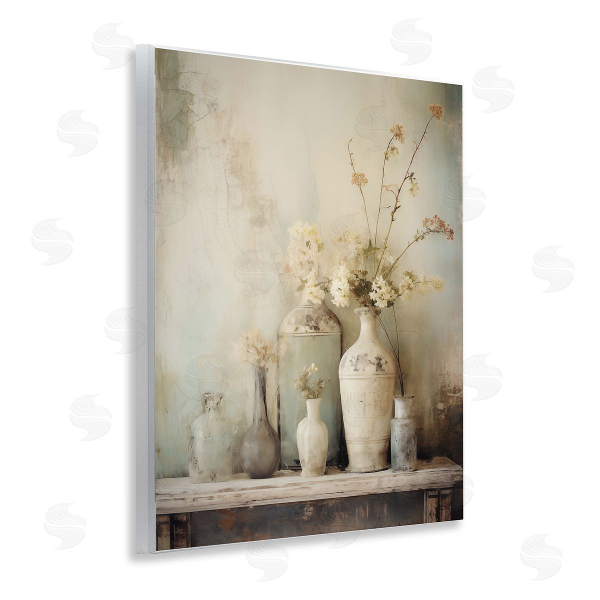 Faded Floral Beauty Still Life Wood Plaque Wall Art, Home Decor by Arlington Prints