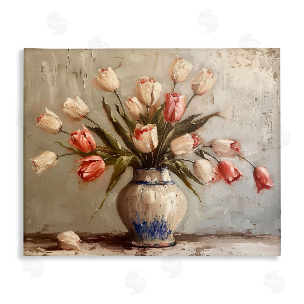 Quiet Spring Tulips Canvas Wall Art, Home Decor by Arlington Prints