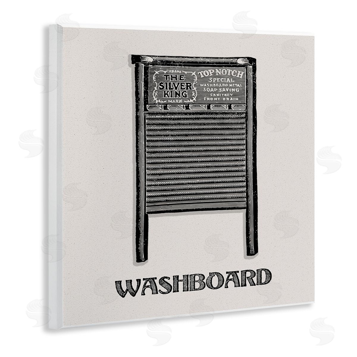Timeless Antique Washboard Wood Plaque Wall Art, Home Decor by Val Rhodes